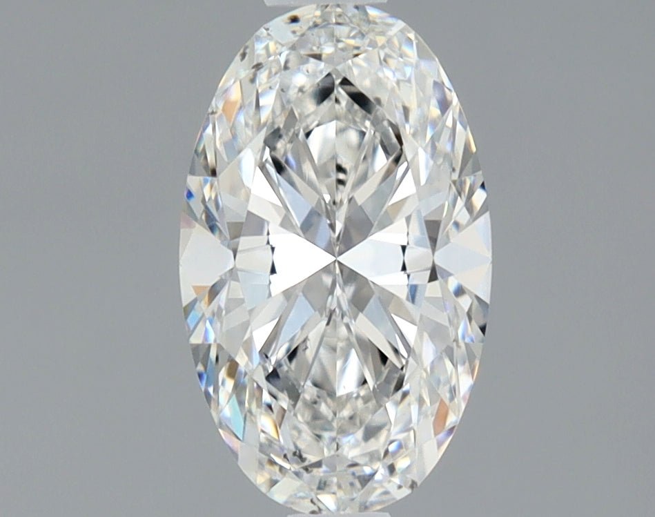 1 Carat Oval - Natural Diamond - 0.9 - F - SI1 - EX - VG - Diamonds By Rothschild