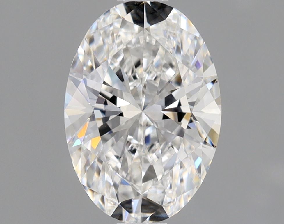 1 Carat Oval - Natural Diamond - 0.9 - F - VVS1 - EX - EX - Diamonds By Rothschild