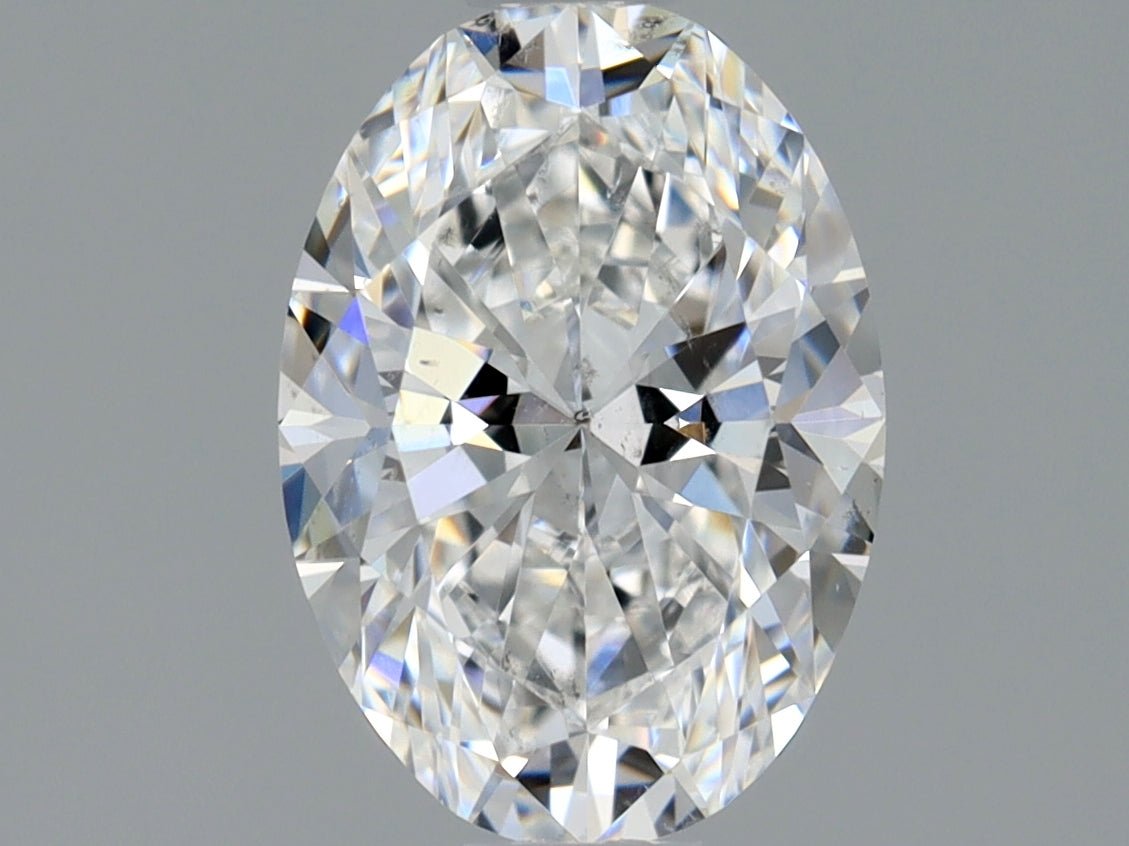 1 Carat OVAL - Natural Diamond - 1 - E - SI2 - EX - EX - Diamonds By Rothschild