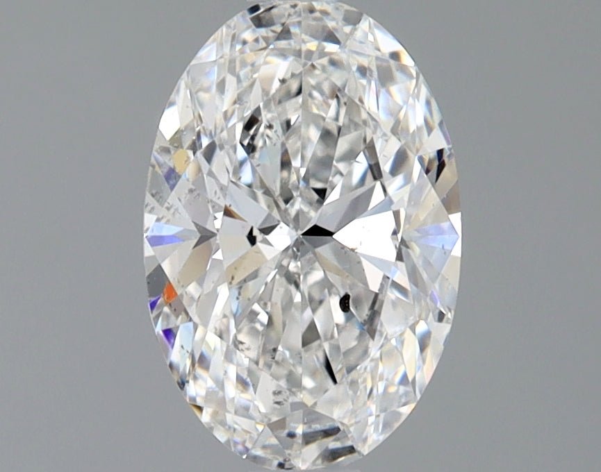 1 Carat Oval - Natural Diamond - 1 - F - SI2 - EX - VG - Diamonds By Rothschild