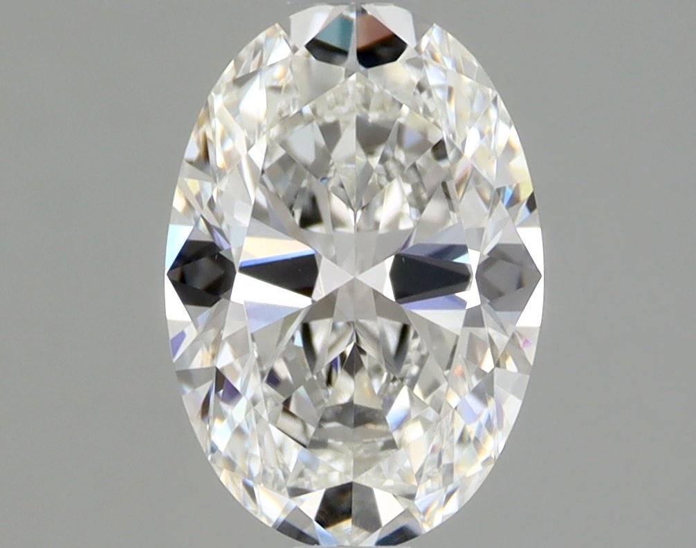 1 Carat Oval - Natural Diamond - 1 - F - VVS2 - EX - EX - Diamonds By Rothschild