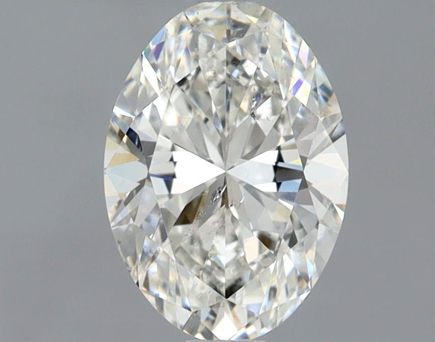 1 Carat OVAL - Natural Diamond - 1 - G - SI2 - EX - EX - Diamonds By Rothschild