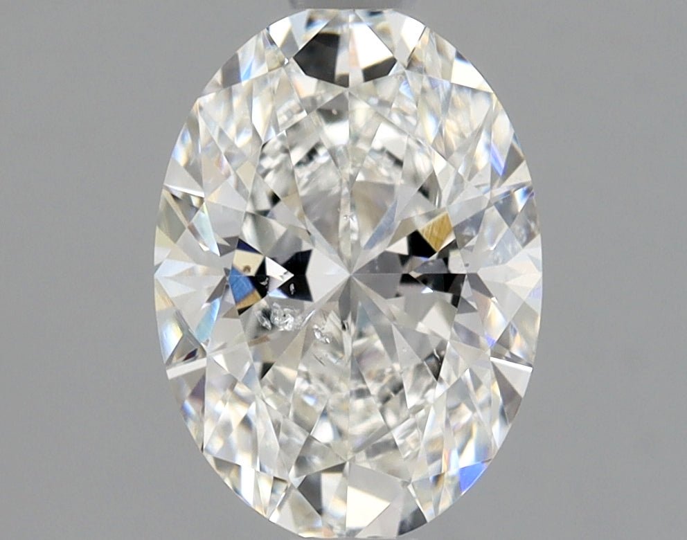 1 Carat Oval - Natural Diamond - 1 - G - SI2 - EX - EX - Diamonds By Rothschild