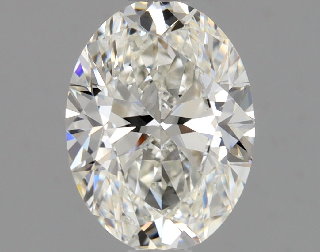 1 Carat Oval - Natural Diamond - 1 - H - SI1 - VG - EX - Diamonds By Rothschild