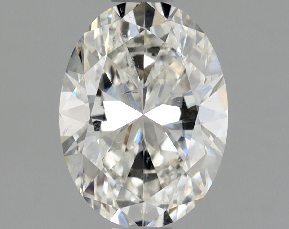 1 Carat Oval - Natural Diamond - 1 - H - SI2 - EX - EX - Diamonds By Rothschild