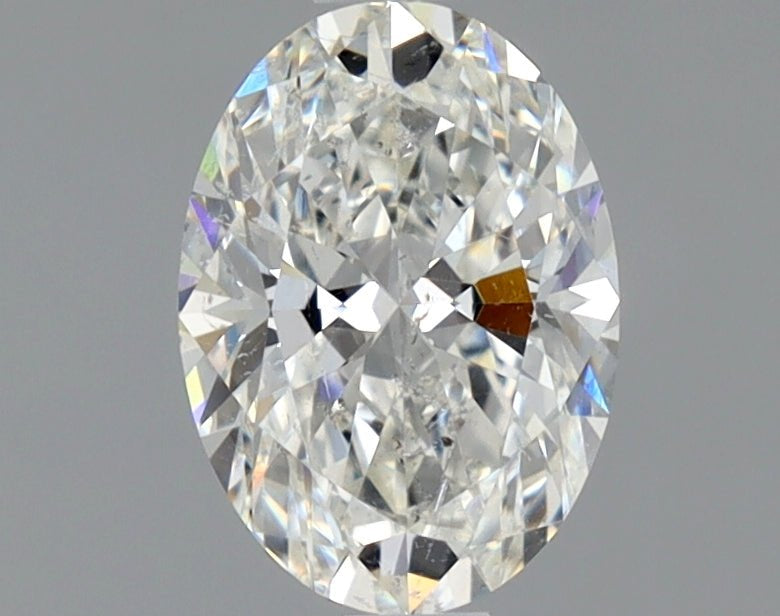 1 Carat Oval - Natural Diamond - 1 - H - SI2 - EX - EX - Diamonds By Rothschild