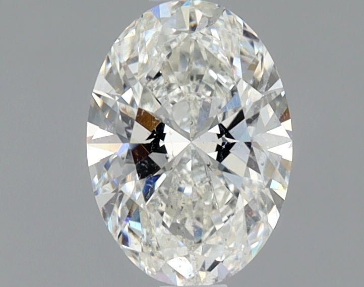 1 Carat Oval - Natural Diamond - 1 - H - SI2 - EX - VG - Diamonds By Rothschild