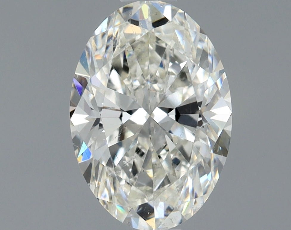 1 Carat Oval - Natural Diamond - 1 - I - SI2 - EX - EX - Diamonds By Rothschild