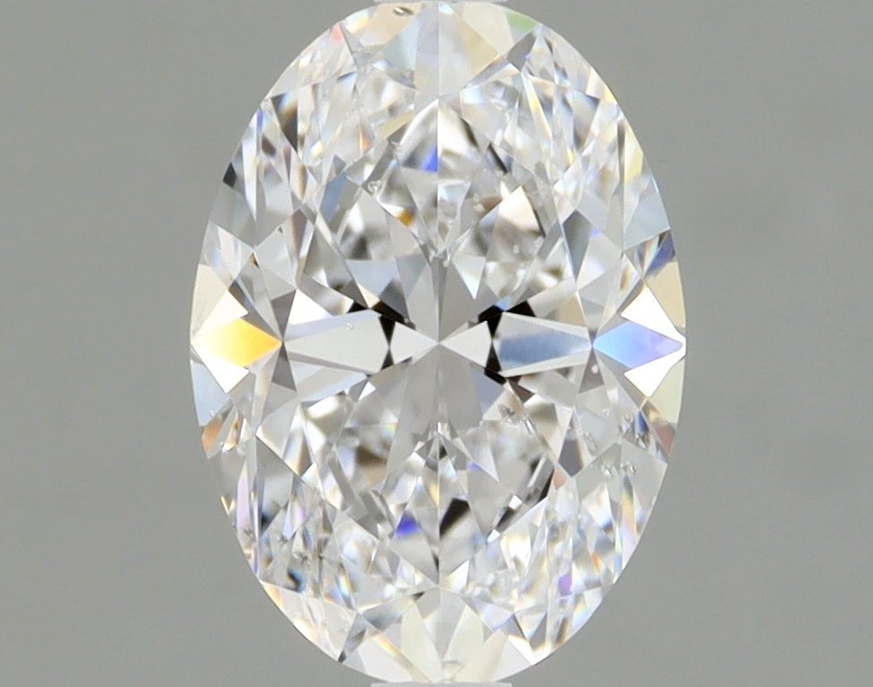 1 Carat Oval - Natural Diamond - 1.01 - D - SI2 - EX - EX - Diamonds By Rothschild