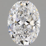 1 Carat Oval - Natural Diamond - 1.01 - D - SI2 - EX - EX - Diamonds By Rothschild