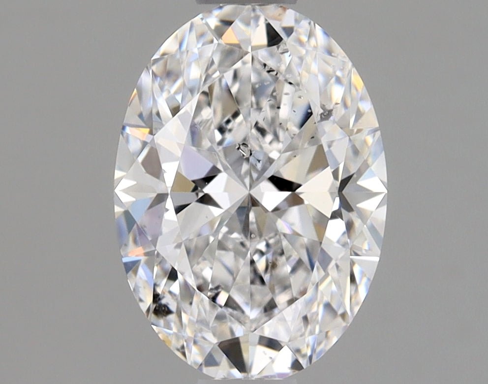 1 Carat Oval - Natural Diamond - 1.01 - D - SI2 - EX - EX - Diamonds By Rothschild