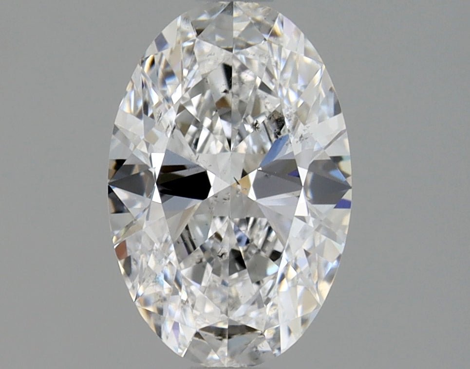 1 Carat Oval - Natural Diamond - 1.01 - D - SI2 - EX - VG - Diamonds By Rothschild
