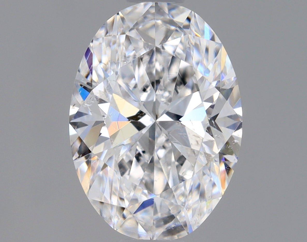1 Carat Oval - Natural Diamond - 1.01 - D - SI2 - EX - VG - Diamonds By Rothschild