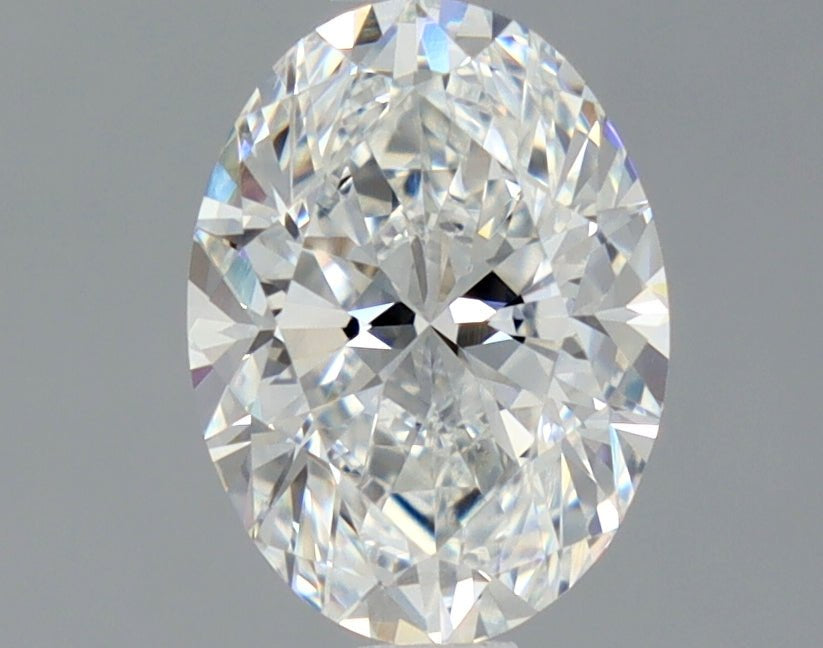 1 Carat Oval - Natural Diamond - 1.01 - E - SI1 - EX - VG - Diamonds By Rothschild