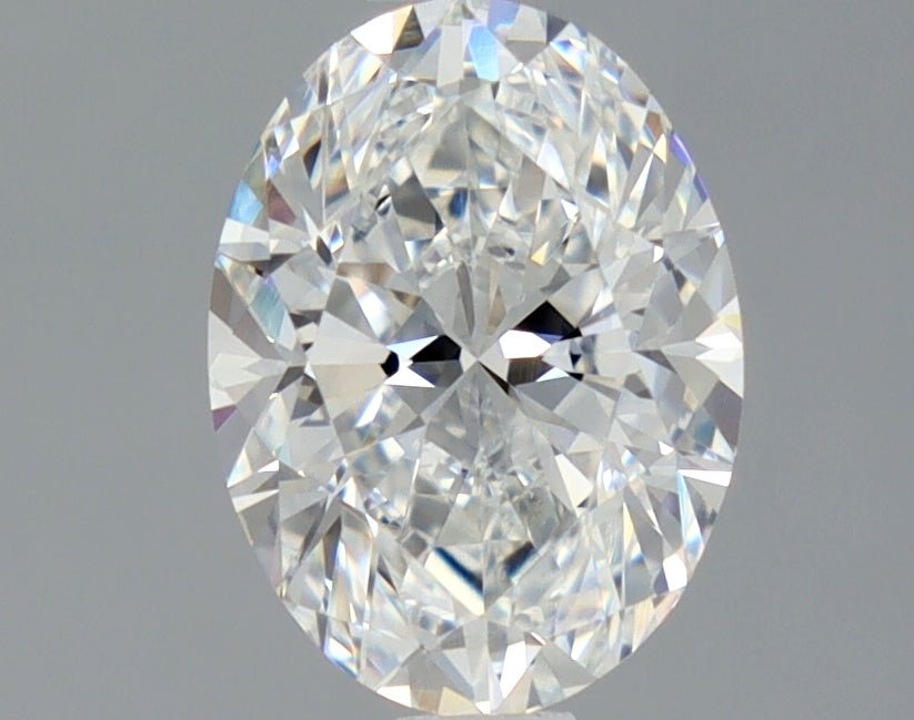 1 Carat Oval - Natural Diamond - 1.01 - E - SI1 - EX - VG - Diamonds By Rothschild