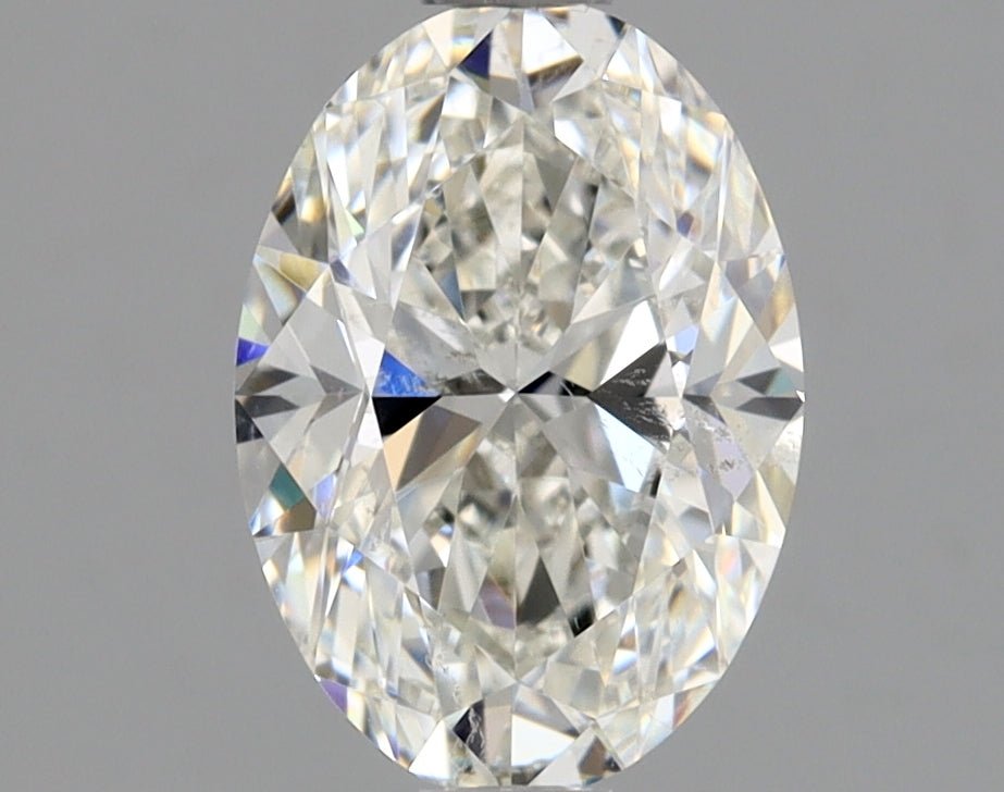 1 Carat Oval - Natural Diamond - 1.01 - H - SI2 - EX - EX - Diamonds By Rothschild