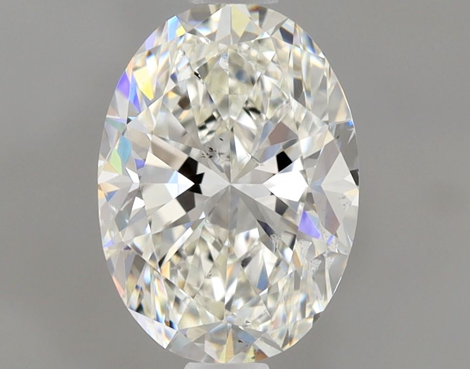 1 Carat OVAL - Natural Diamond - 1.01 - H - SI2 - EX - VG - Diamonds By Rothschild