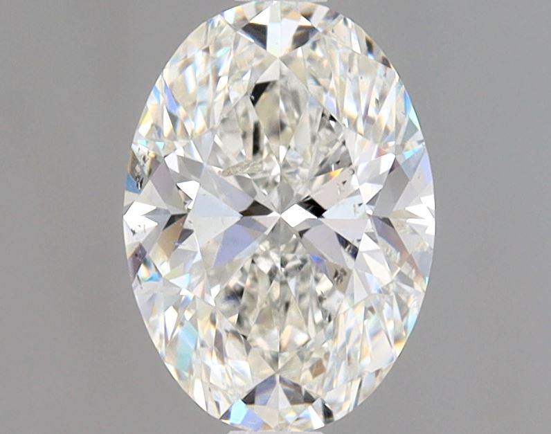 1 Carat OVAL - Natural Diamond - 1.01 - H - SI2 - EX - VG - Diamonds By Rothschild