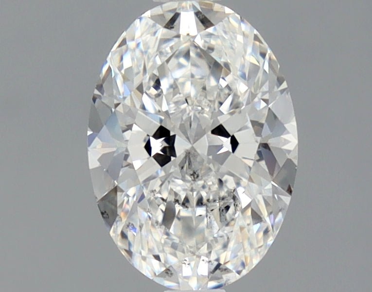 1 Carat OVAL - Natural Diamond - 1.02 - F - SI2 - EX - EX - Diamonds By Rothschild