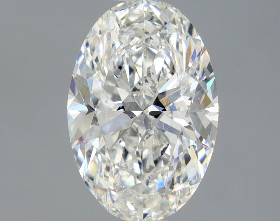 1 Carat Oval - Natural Diamond - 1.02 - G - SI2 - EX - EX - Diamonds By Rothschild