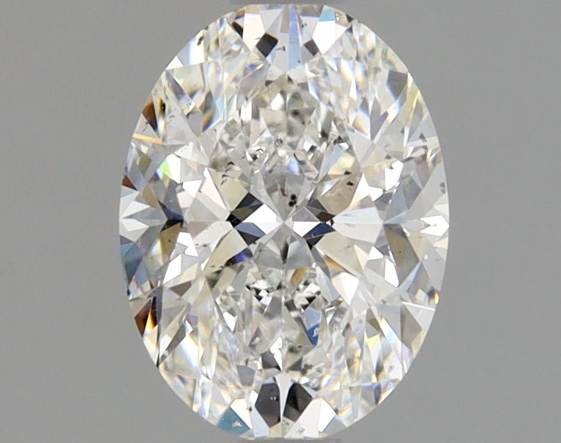 1 Carat OVAL - Natural Diamond - 1.04 - G - SI2 - EX - EX - Diamonds By Rothschild