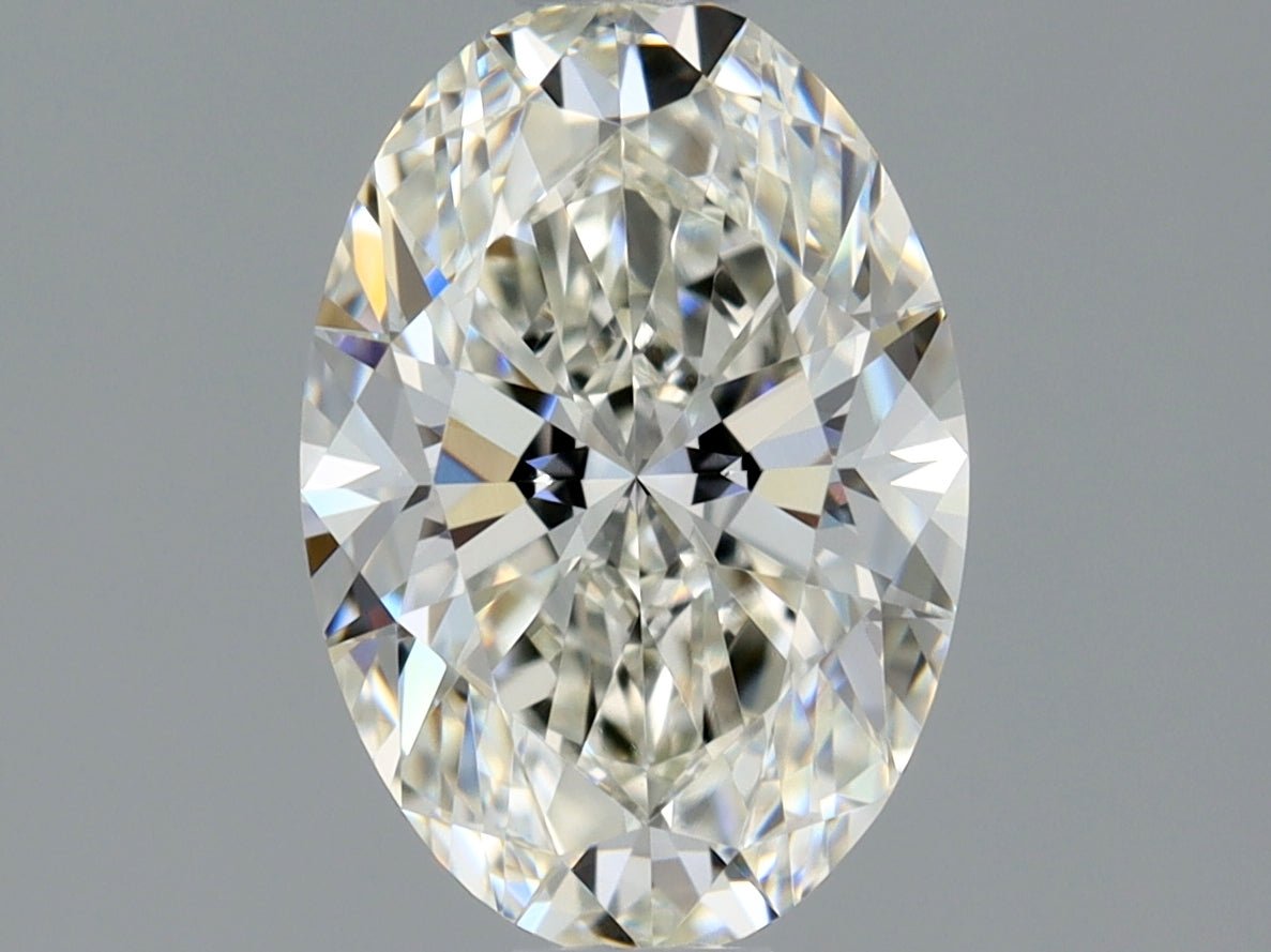 1 Carat Oval - Natural Diamond - 1.07 - I - Very Very Slightly Included - EX - EX - Diamonds By Rothschild