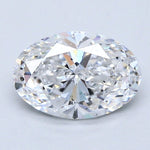 1 Carat OVAL - Natural Diamond - 1.2 - D - SI2 - VG - EX - VG - Diamonds By Rothschild