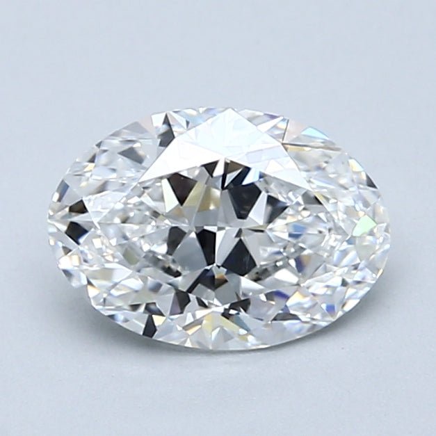 1 Carat Oval - Natural Diamond - 1.2 - E - SI1 - G - EX - EX - Diamonds By Rothschild