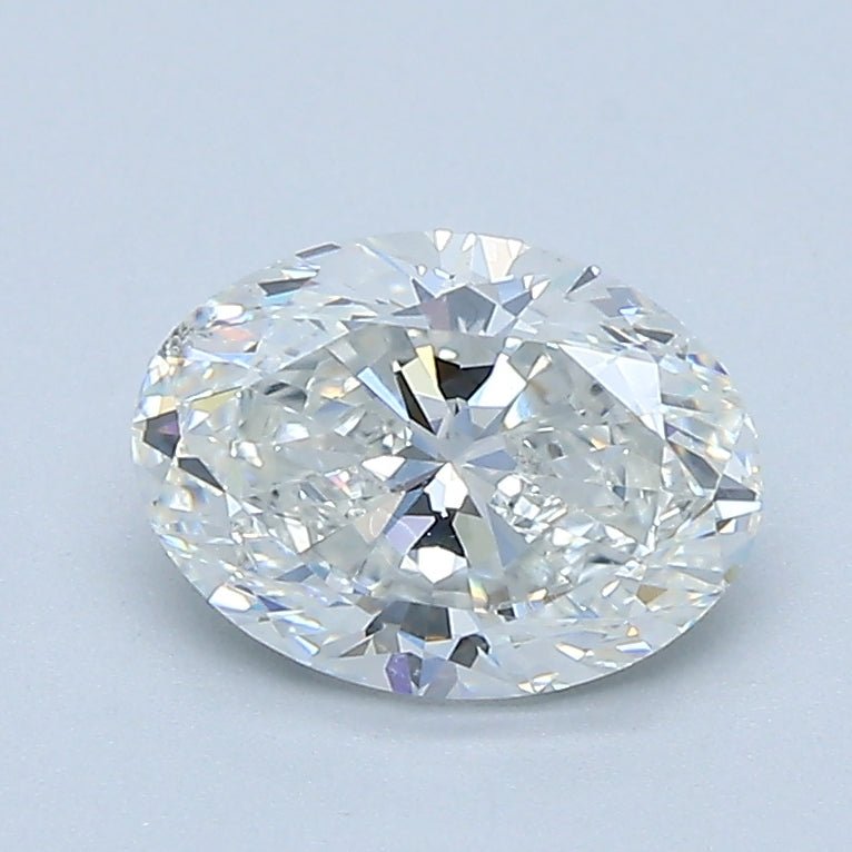 1 Carat Oval - Natural Diamond - 1.2 - F - SI1 - VG - EX - EX - Diamonds By Rothschild