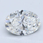 1 Carat OVAL - Natural Diamond - 1.2 - F - SI1 - VG - VG - EX - Diamonds By Rothschild
