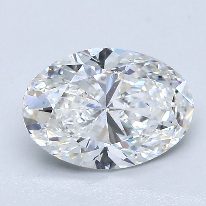 1 Carat OVAL - Natural Diamond - 1.2 - F - SI1 - VG - VG - EX - Diamonds By Rothschild
