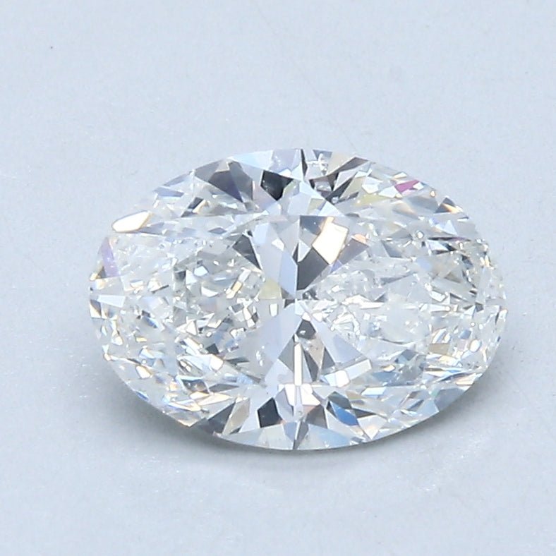 1 Carat Oval - Natural Diamond - 1.2 - F - SI2 - VG - EX - EX - Diamonds By Rothschild