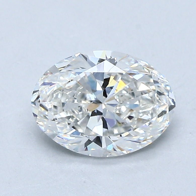 1 Carat Oval - Natural Diamond - 1.21 - F - SI1 - VG - EX - EX - Diamonds By Rothschild