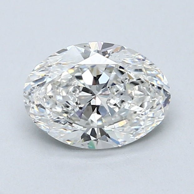 1 Carat Oval - Natural Diamond - 1.21 - F - SI2 - VG - EX - EX - Diamonds By Rothschild