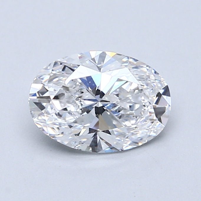 1 Carat Oval - Natural Diamond - 1.22 - D - SI1 - VG - VG - VG - Diamonds By Rothschild