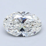 1 Carat Oval - Natural Diamond - 1.24 - H - SI2 - VG - EX - VG - Diamonds By Rothschild