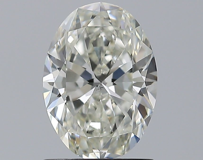 1 Carat Oval - Natural Diamond - 1.26 - J - SI1 - VG - EX - EX - Diamonds By Rothschild