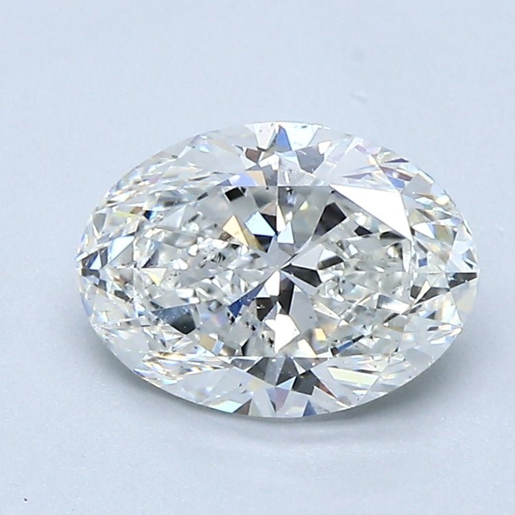 1 Carat Oval - Natural Diamond - 1.29 - G - SI2 - VG - EX - EX - Diamonds By Rothschild