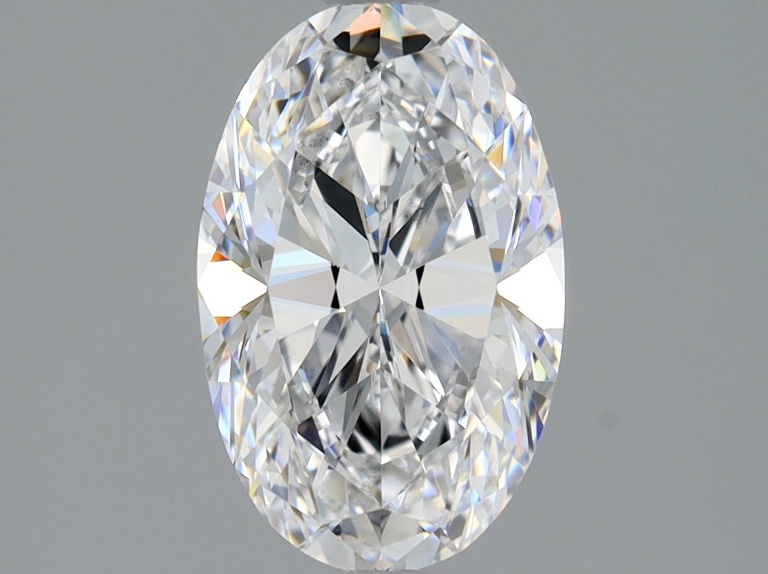 1 Carat Oval - Natural Diamond - 1.3 - D - SI1 - EX - VG - Diamonds By Rothschild