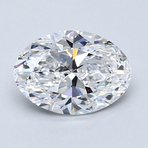 1 Carat Oval - Natural Diamond - 1.3 - D - VS2 - VG - EX - EX - Diamonds By Rothschild