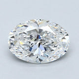1 Carat Oval - Natural Diamond - 1.3 - E - VS1 - VG - EX - EX - Diamonds By Rothschild