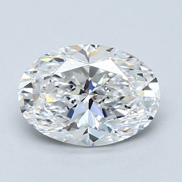 1 Carat Oval - Natural Diamond - 1.3 - E - VS1 - VG - EX - EX - Diamonds By Rothschild