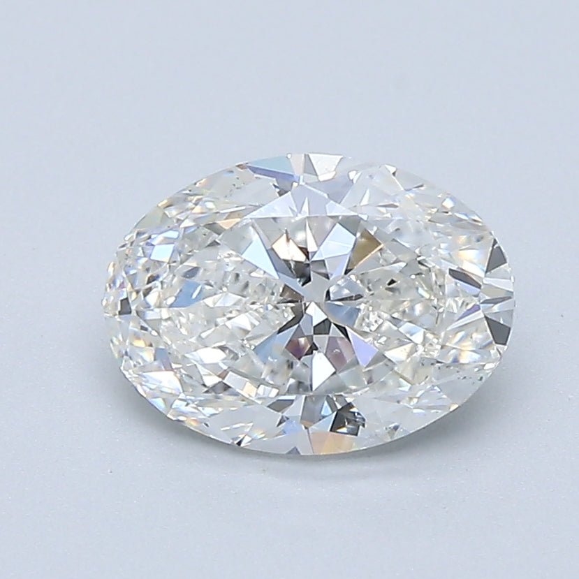 1 Carat Oval - Natural Diamond - 1.3 - F - SI1 - EX - EX - Diamonds By Rothschild