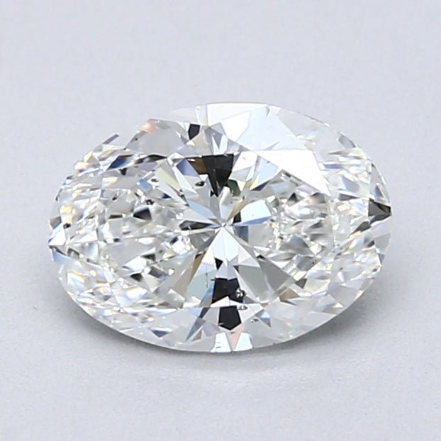 1 Carat Oval - Natural Diamond - 1.3 - F - Slightly Included - VG - EX - EX - Diamonds By Rothschild
