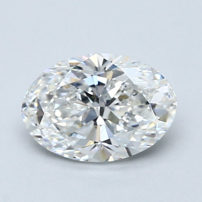 1 Carat Oval - Natural Diamond - 1.3 - F - VS2 - VG - VG - EX - Diamonds By Rothschild