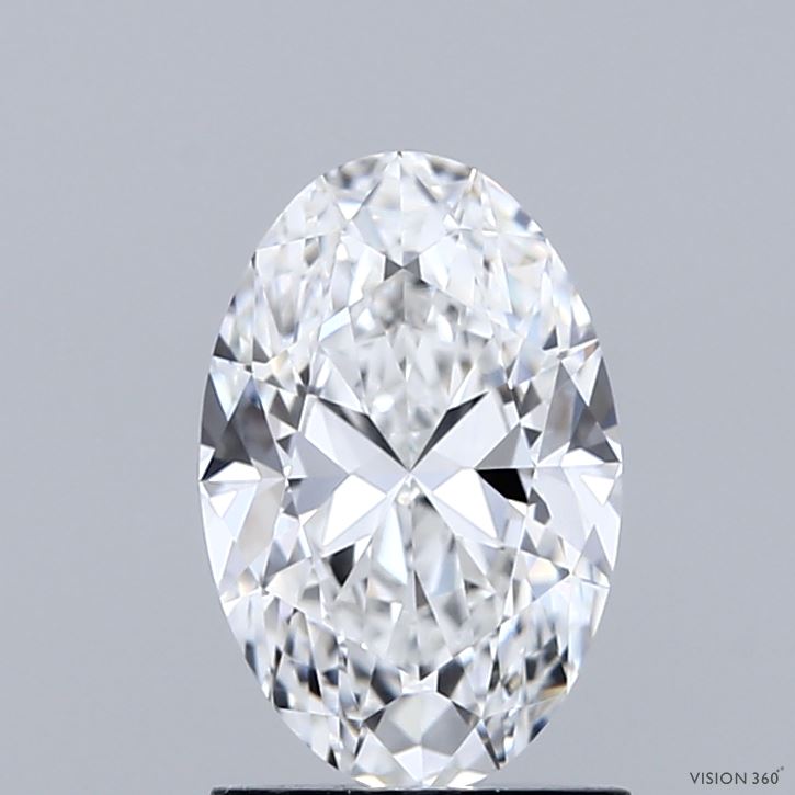 1 Carat Oval - Natural Diamond - 1.3 - F - VVS2 - VG - EX - EX - Diamonds By Rothschild