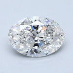 1 Carat Oval - Natural Diamond - 1.3 - G - SI1 - VG - EX - VG - Diamonds By Rothschild