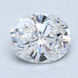 1 Carat Oval - Natural Diamond - 1.31 - F - VS2 - G - G - Diamonds By Rothschild