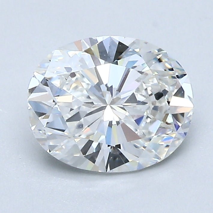 1 Carat Oval - Natural Diamond - 1.31 - F - VS2 - G - G - Diamonds By Rothschild