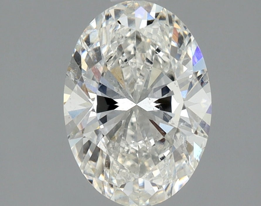 1 Carat Oval - Natural Diamond - 1.32 - F - SI2 - EX - EX - Diamonds By Rothschild